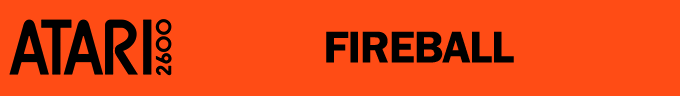 Fireball logo for Atari 2600